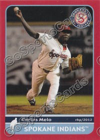 2012 Spokane Indians Carlos Melo