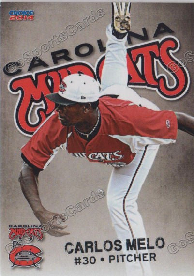 2014 Carolina Mudcats Carlos Melo