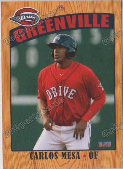 2015 Greenville Drive Carlos Mesa – Go Sports Cards