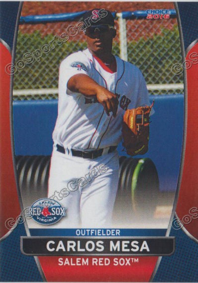 2016 Salem Red Sox Carlos Mesa
