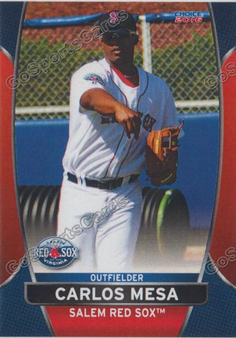 2016 Salem Red Sox Carlos Mesa
