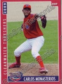 2009 Clearwater Threshers Carlos Monasterios
