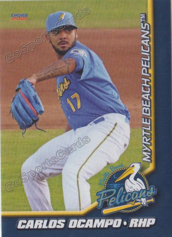 2021 Myrtle Beach Pelicans Carlos Ocampo