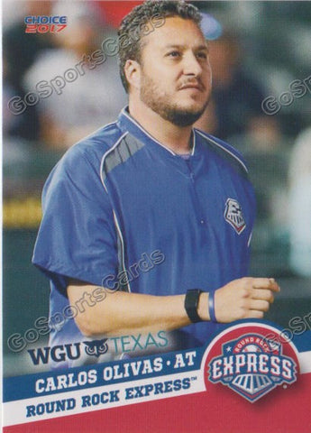 2017 Round Rock Express Carlos Olivas