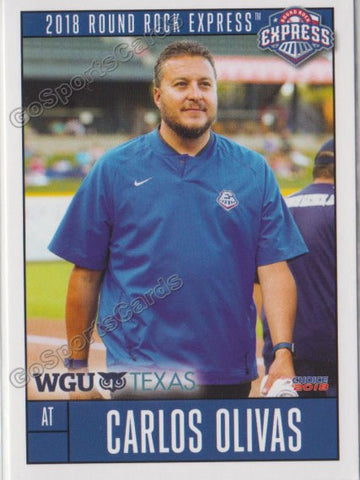 2018 Round Rock Express Carlos Olivas