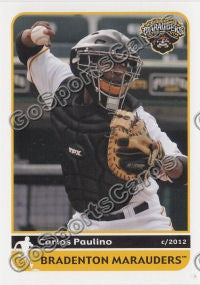 2012 Bradenton Marauders Carlos Paulino