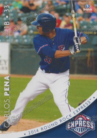 2014 Round Rock Express Carlos Pena