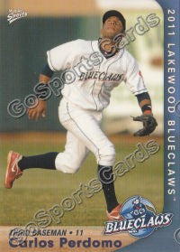 2011 Lakewood BlueClaws Carlos Perdomo