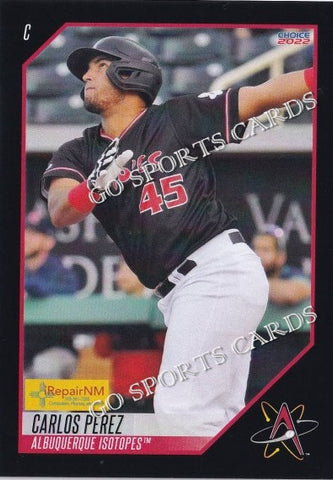 2022 Albuquerque Isotopes SGA Carlos Perez