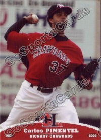 2009 Hickory Crawdads Carlos Pimentel