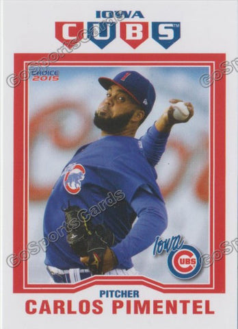 2015 Iowa Cubs Carlos Pimentel