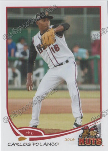 2016 Modesto Nuts Carlos Polanco