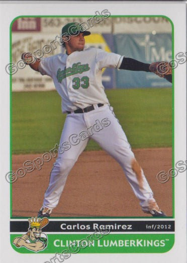 2012 Clinton Lumberkings Update 1 Carlos Ramirez