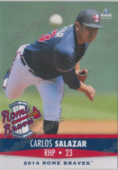 2014 Rome Braves Carlos Salazar