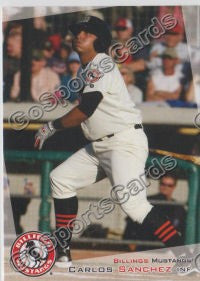 2012 Billings Mustangs Carlos Sanchez
