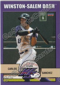 2012 Winston Salem Dash Carlos Sanchez