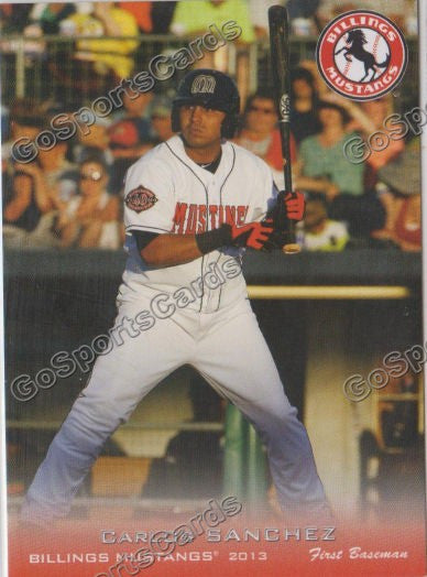 2013 Billings Mustangs Carlos Sanchez