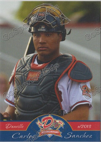 2013 Danville Braves Carlos Sanchez
