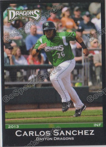 2013 Dayton Dragons Carlos Sanchez