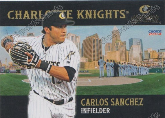 2014 Charlotte Knights Carlos Sanchez