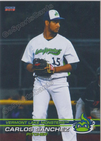 2019 Vermont Lake Monsters Carlos Sanchez
