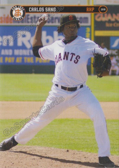 2019 San Jose Giants Carlos Sano