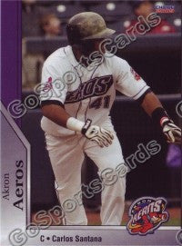 2009 Akron Aeros Carlos Santana