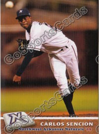 2009 Northwest Arkansas Naturals Carlos Sencion