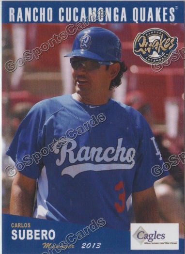 2013 Rancho Cucamonga Quakes Carlos Subero