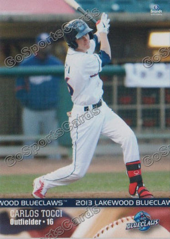 2013 Lakewood BlueClaws Carlos Tocci