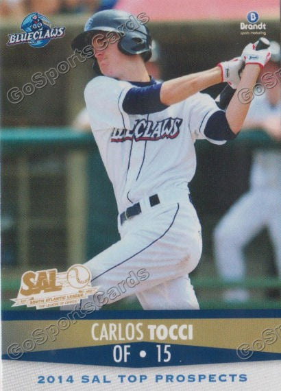 2014 South Atlantic League Top Prospect Carlos Tocci