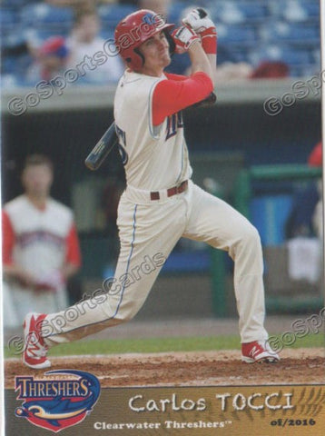 2016 Clearwater Threshers Carlos Tocci