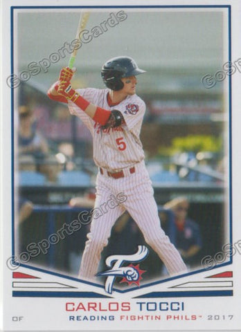 2017 Reading Fightin Phils Carlos Tocci