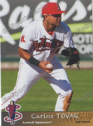 2016 Lowell Spinners Carlos Tovar