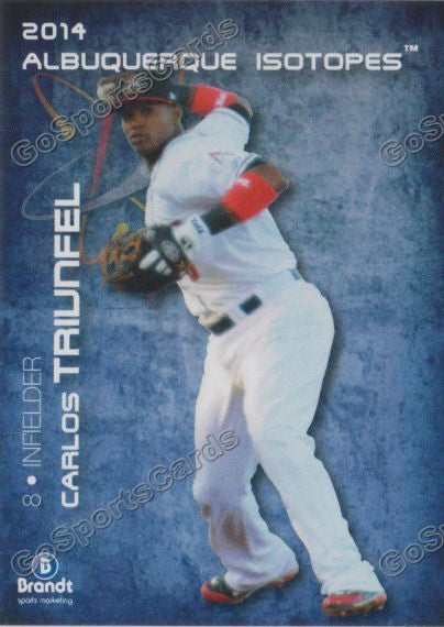 2014 Albuquerque Isotopes Carlos Triunfel
