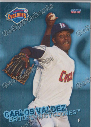 2013 Brooklyn Cyclones Carlos Valdez