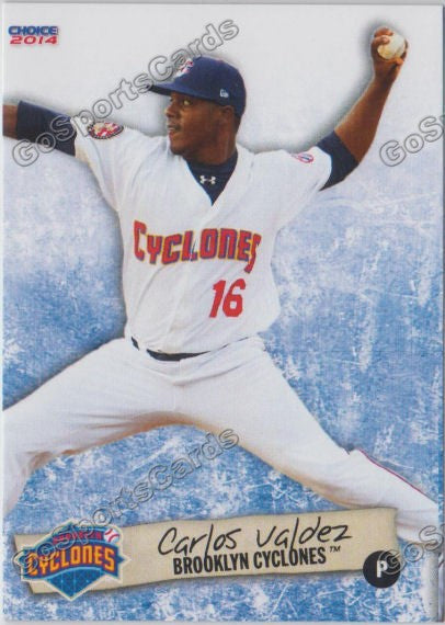 2014 Brooklyn Cyclones Carlos Valdez
