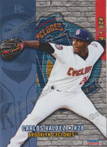 2015 Brooklyn Cyclones Carlos Valdez