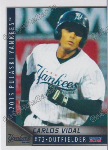 2015 Pulaski Yankees Carlos Vidal