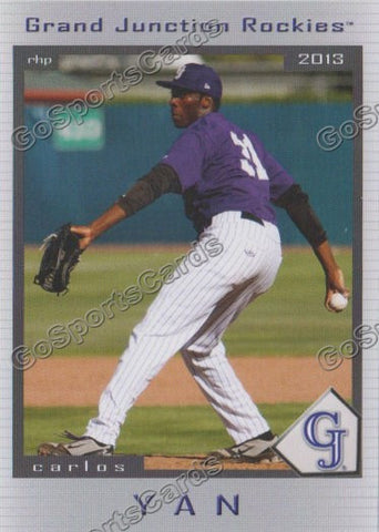 2013 Grand Junction Rockies Carlos Yan
