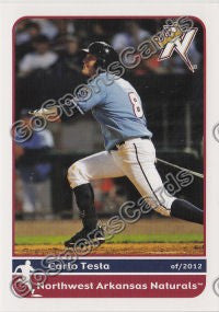 2012 Northwest Arkansas Naturals Carlo Testa
