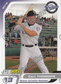 2012 Grand Junction Rockies Carl Thomore
