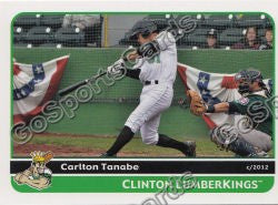 2012 Clinton LumberKings Carlton Tanabe