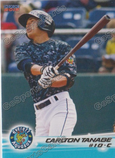 2012 Everett AquaSox Carlton Tanabe