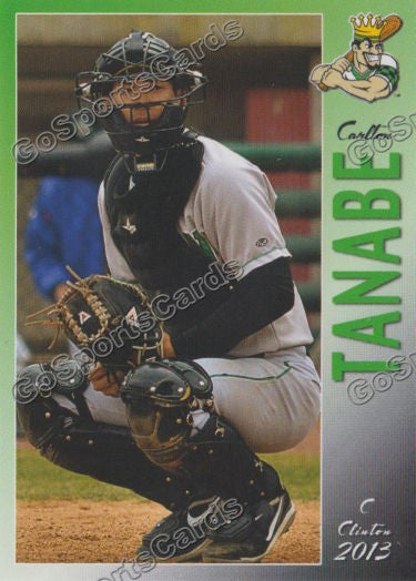 2013 Clinton Lumberkings Carlton Tanabe