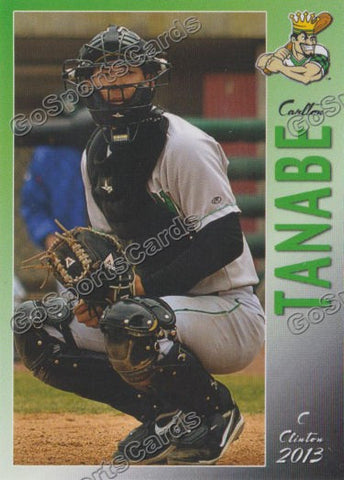2013 Clinton Lumberkings Carlton Tanabe