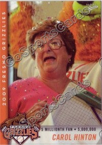 2009 Fresno Grizzlies Carol Hinton