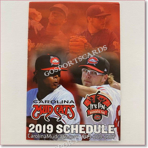 2019 Carolina MudCats Pocket Schedule