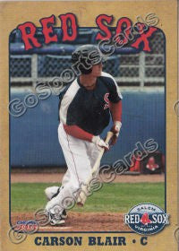 2012 Salem Red Sox Carson Blair
