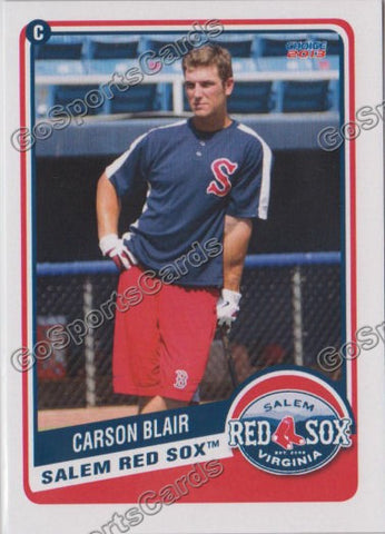 2013 Salem Red Sox Carson Blair